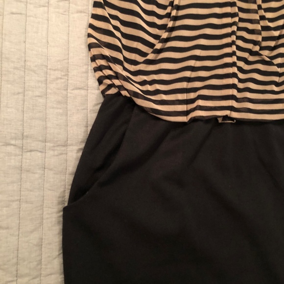 Strapless Striped Mini Dress - Picture 2 of 5